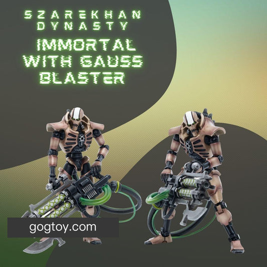 Necrons Szarekhan Dynasty lmmortal with Gauss Blaster