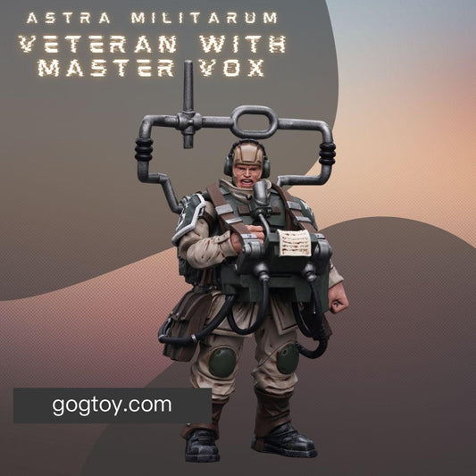 Astra Militarum
Cadian Command Squad
Veteran with Master Vox