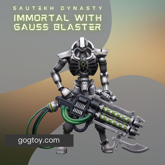 WH40K-Necrons Sautekh Dynasty
Immortal with Gauss Blaster