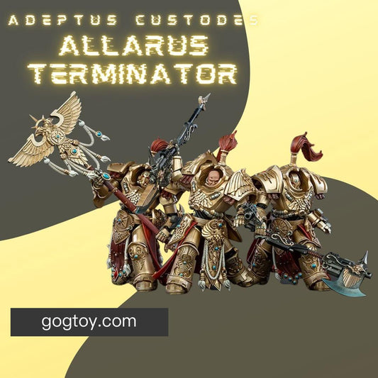 Adeptus Custodes Vexilus Praetor in Allarus Terminator Armour Phelam Tolguror