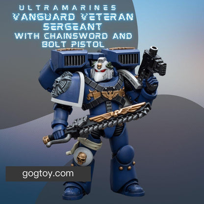 Ultramarines
Vanguard Veteran with Chainsword and Bolt Pistol