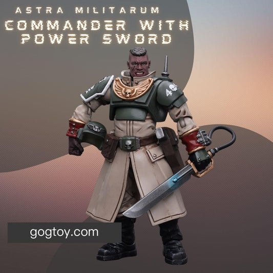 Astra Militarum
Cadian Command Squad
Commander with Power Sword