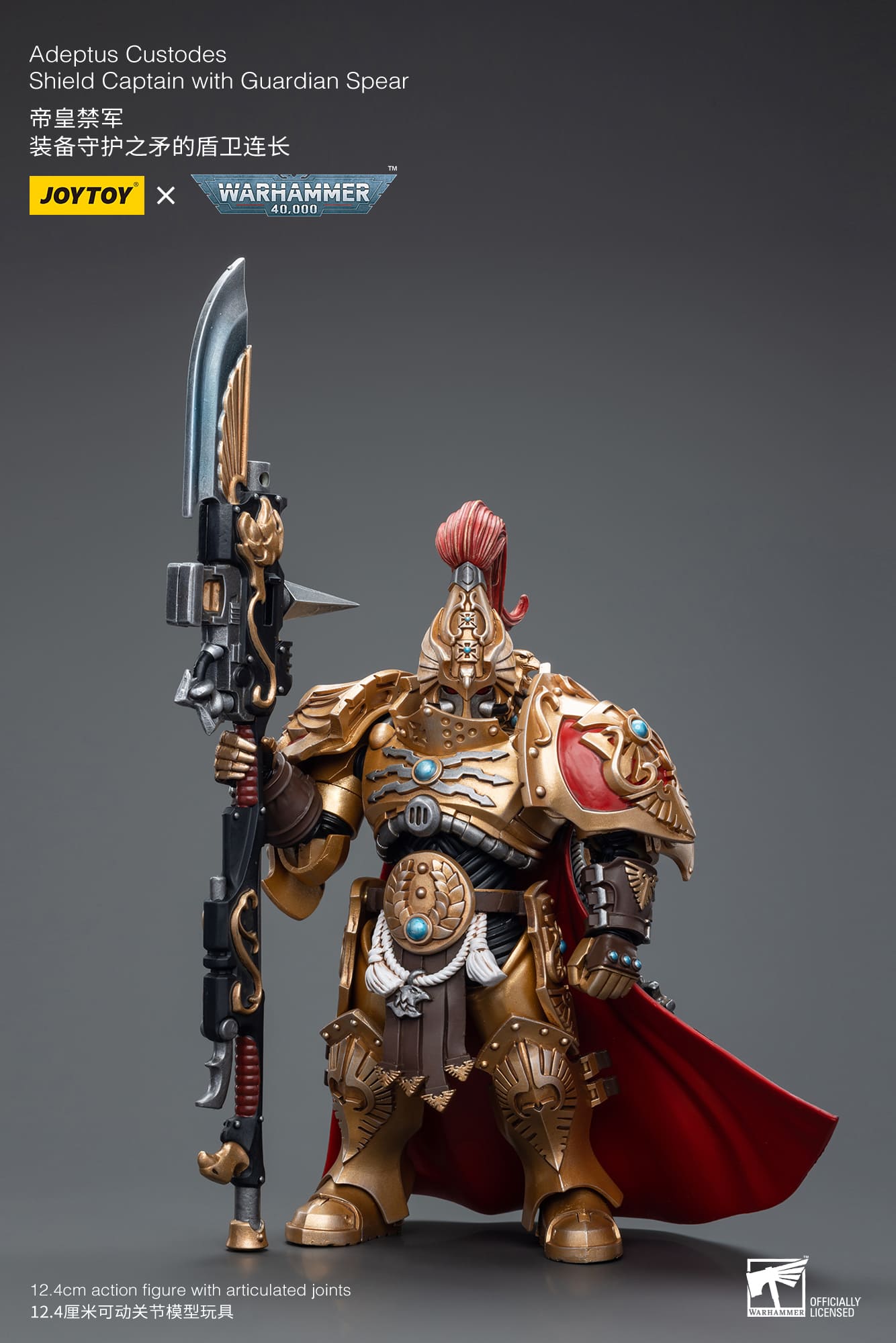 Adeptus Custodes
Shield Captain with Guardian Spear