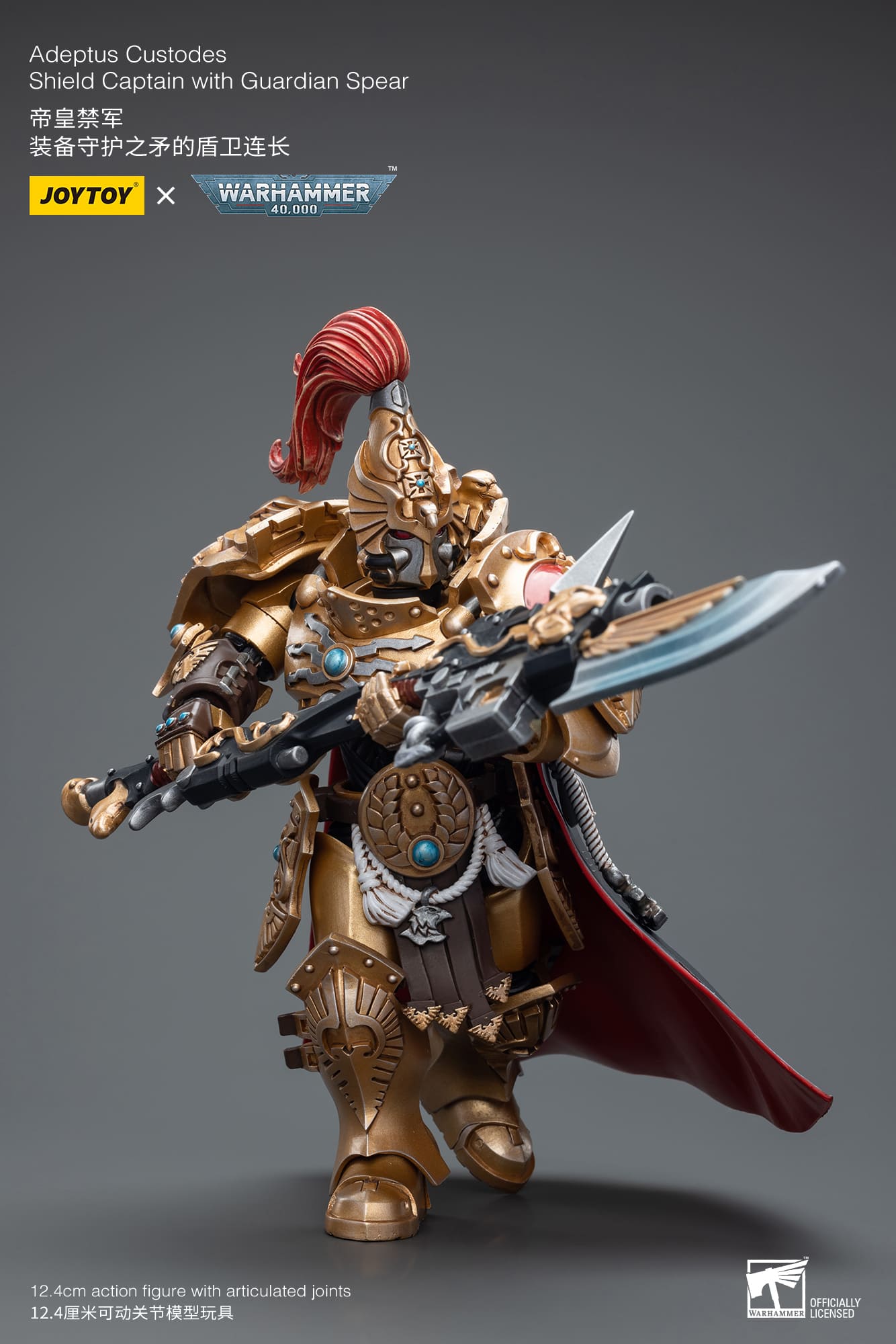 Adeptus Custodes
Shield Captain with Guardian Spear