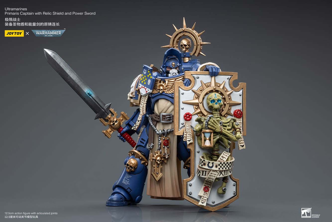 Ultramarines
Primaris Captain with Relic Shield and Power Sword