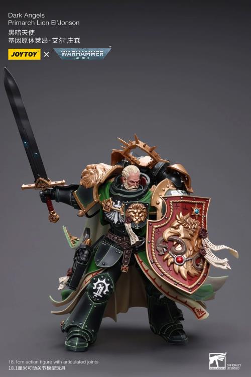 Warhammer 40k Dark Angels Primarch Lion El'Jonson 1/18 Scale Action Figure