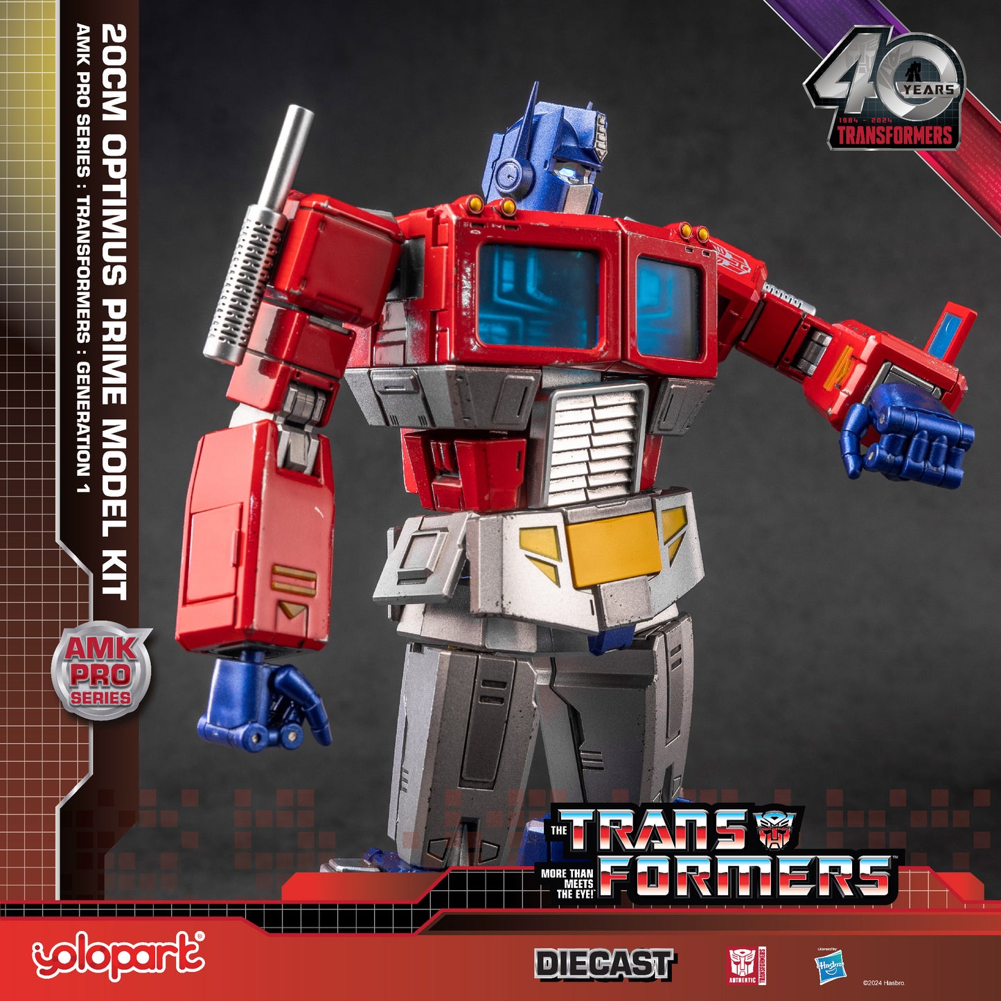 Transformers: Generation 1 - 20cm Optimus Prime Model Kit - AMK PRO Series