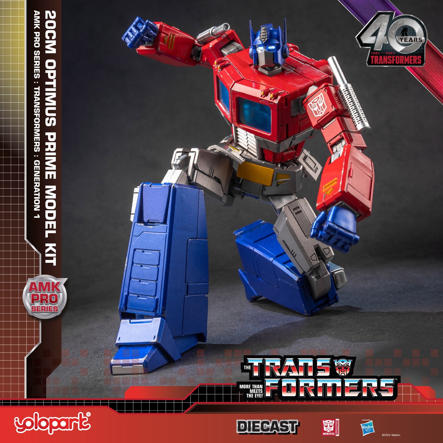 Transformers: Generation 1 - 20cm Optimus Prime Model Kit - AMK PRO Series