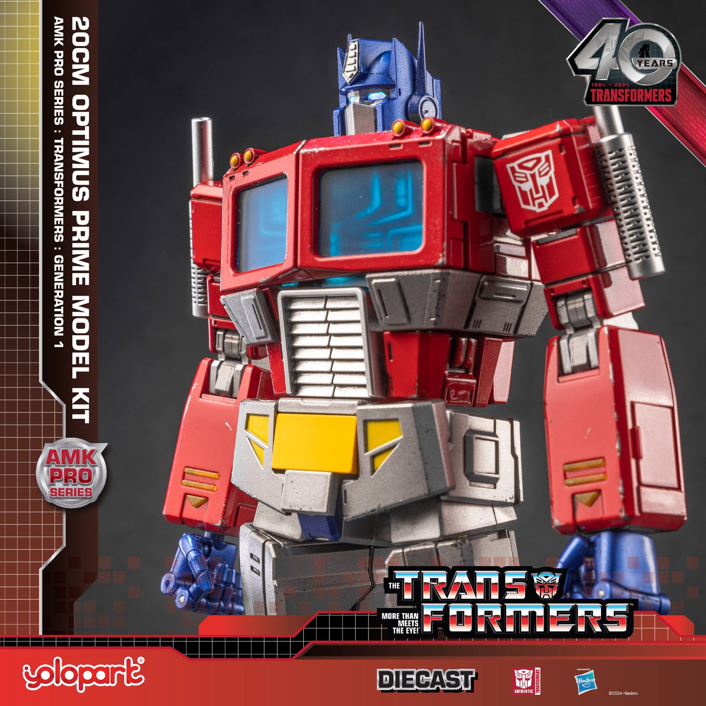 Transformers: Generation 1 - 20cm Optimus Prime Model Kit - AMK PRO Series