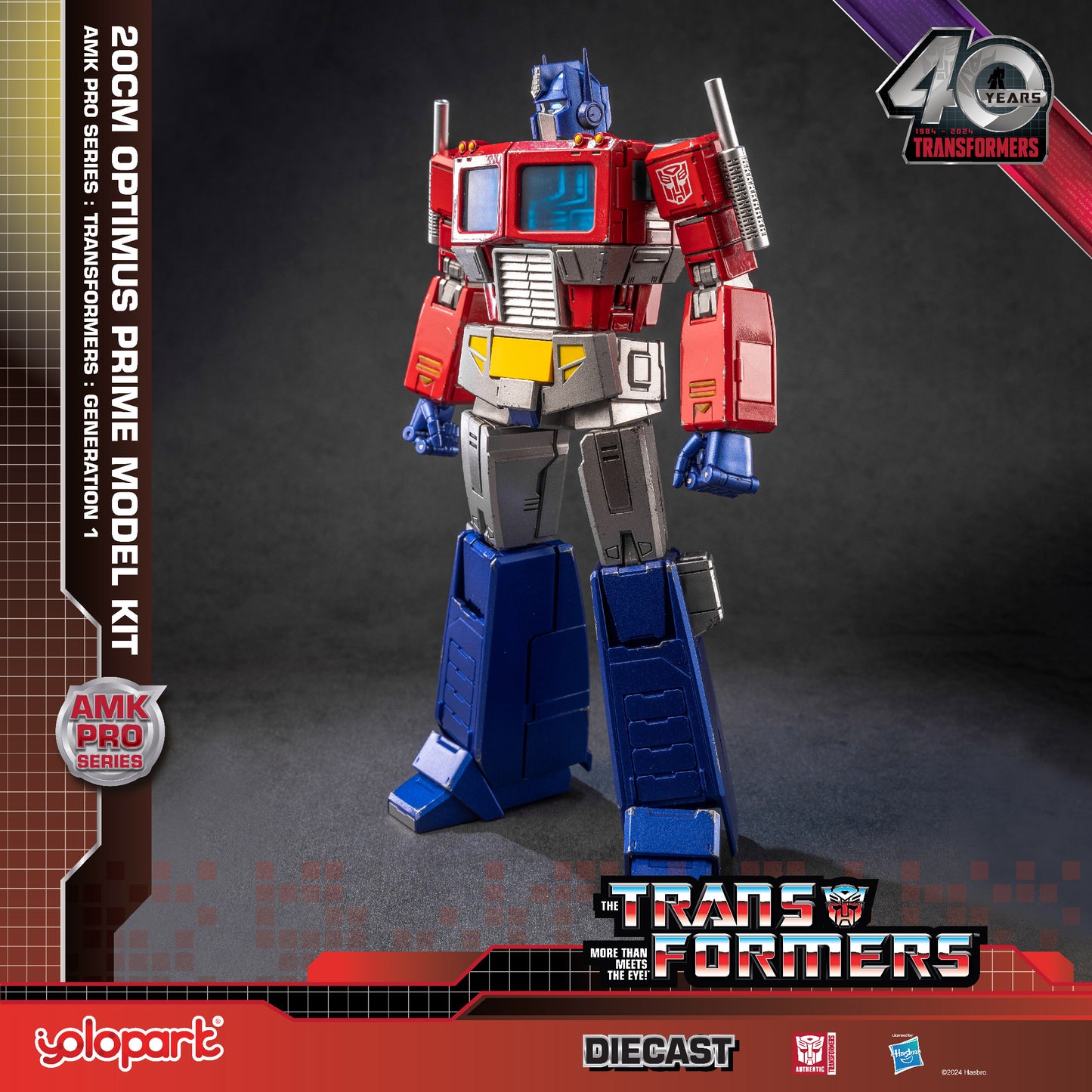 Transformers: Generation 1 - 20cm Optimus Prime Model Kit - AMK PRO Series