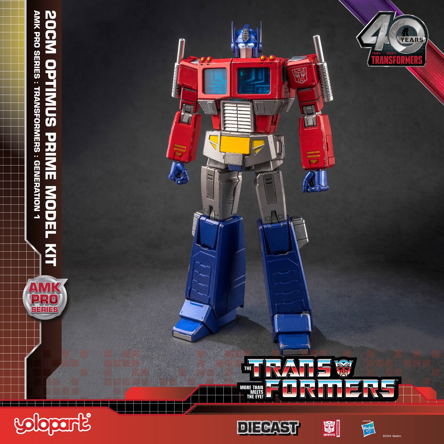 Transformers: Generation 1 - 20cm Optimus Prime Model Kit - AMK PRO Series