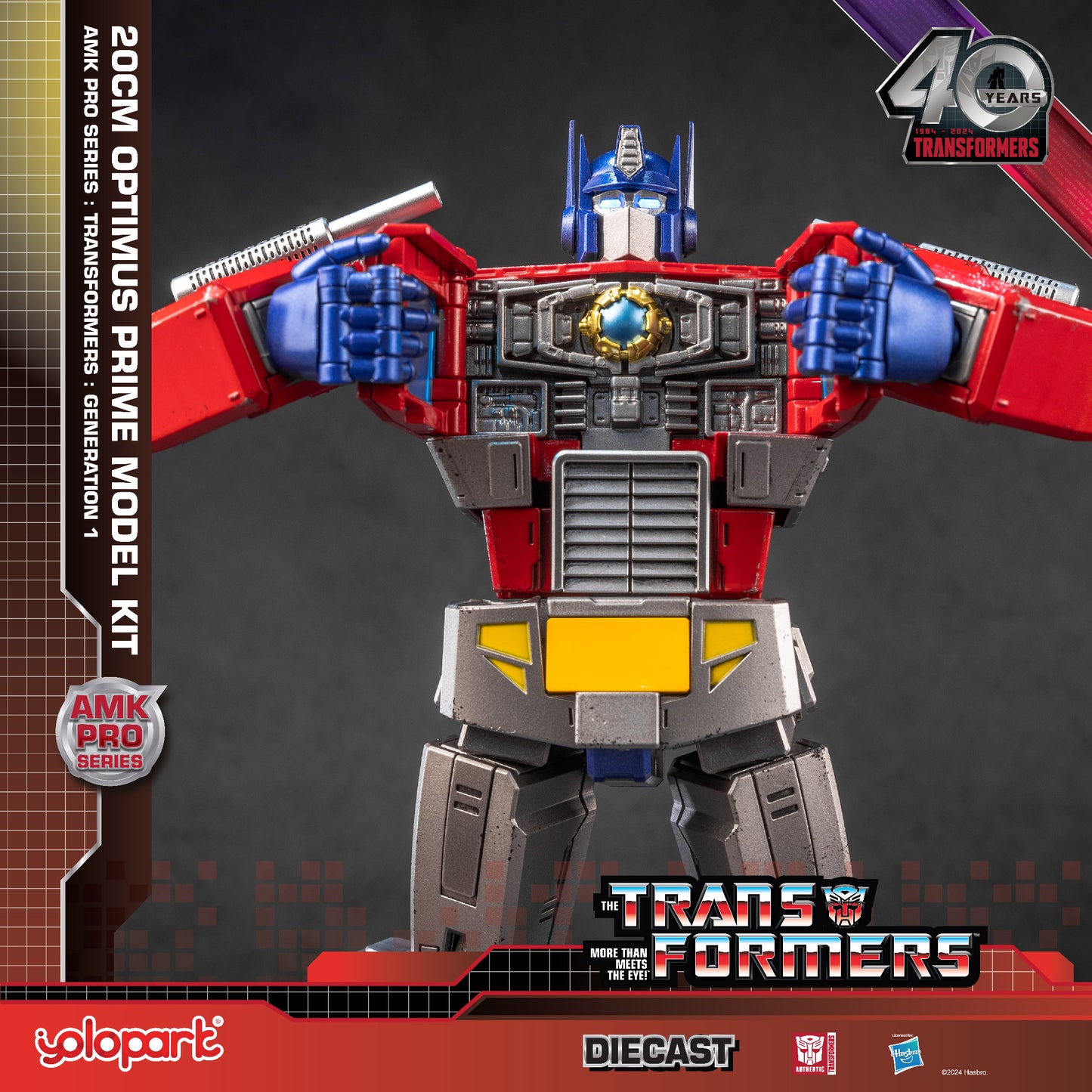 Transformers: Generation 1 - 20cm Optimus Prime Model Kit - AMK PRO Series