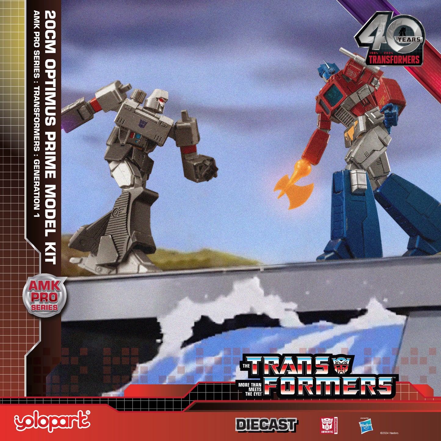 Transformers: Generation 1 - 20cm Optimus Prime Model Kit - AMK PRO Series