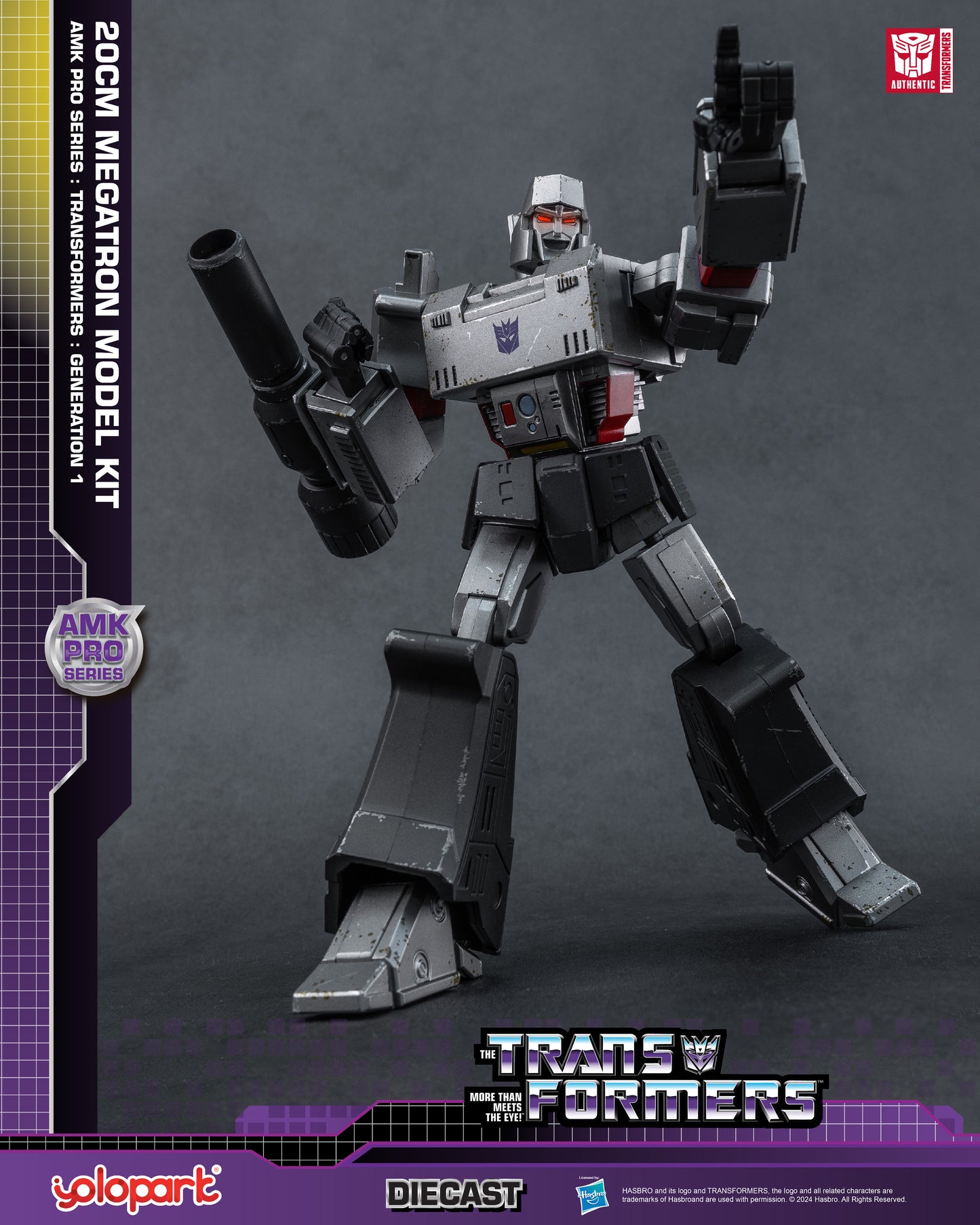 Transformers: Generation 1 - 20cm Megatron Model Kit - AMK PRO Series