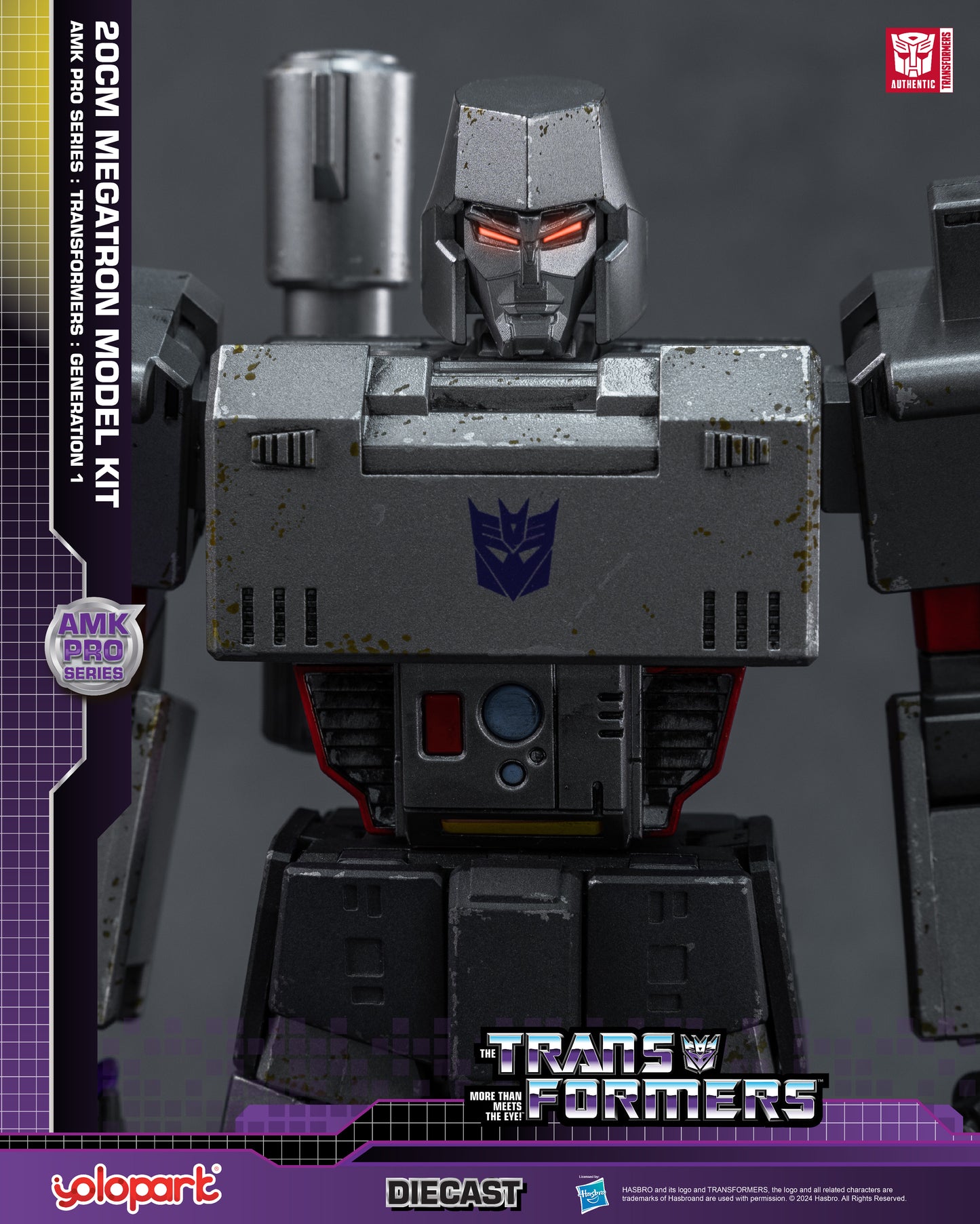 Transformers: Generation 1 - 20cm Megatron Model Kit - AMK PRO Series