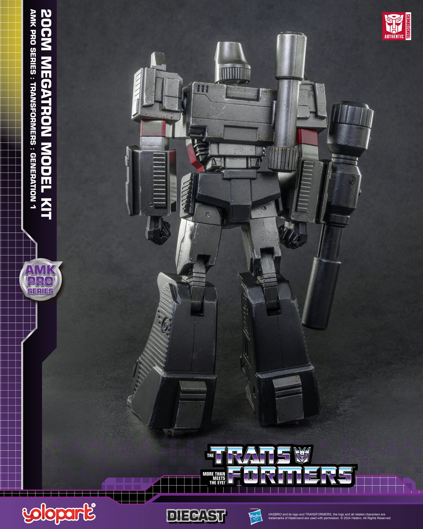 Transformers: Generation 1 - 20cm Megatron Model Kit - AMK PRO Series